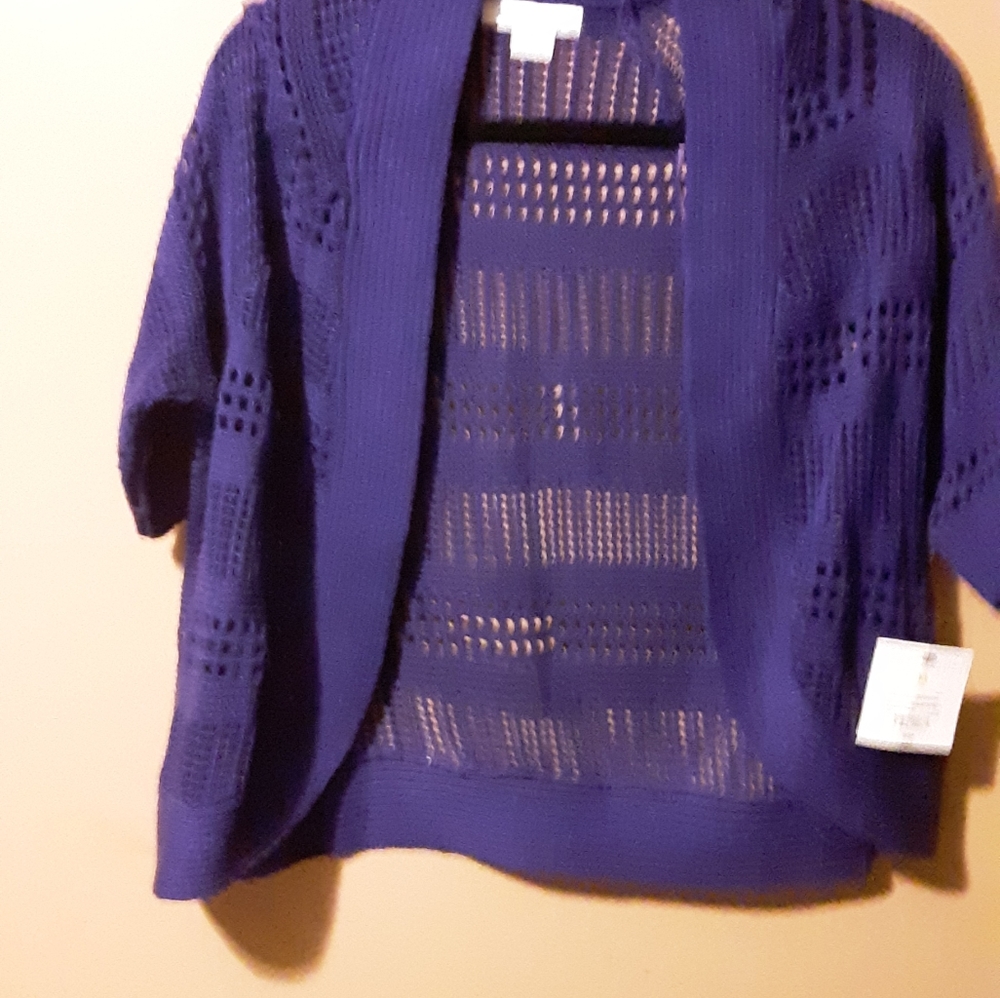 Open cardigan crochet sweater
